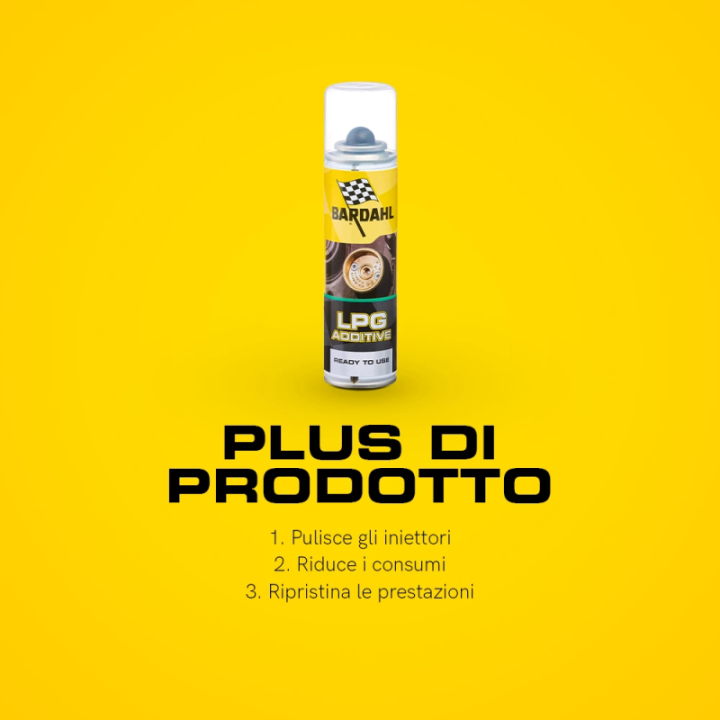 Bardahl LPG Additive pulitore impianto GPL