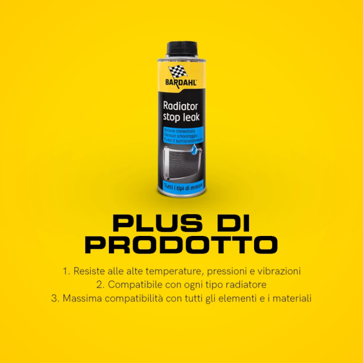 Bardahl Radiator Stop Leak turafalle radiatore