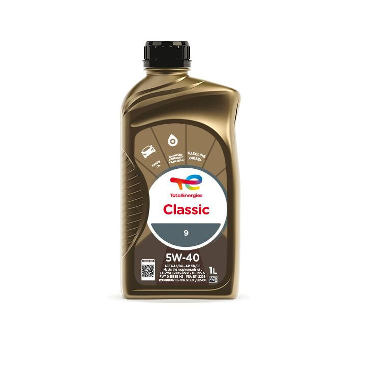 TotalEnergies CLASSIC 9 5W-40 1 L olio motore