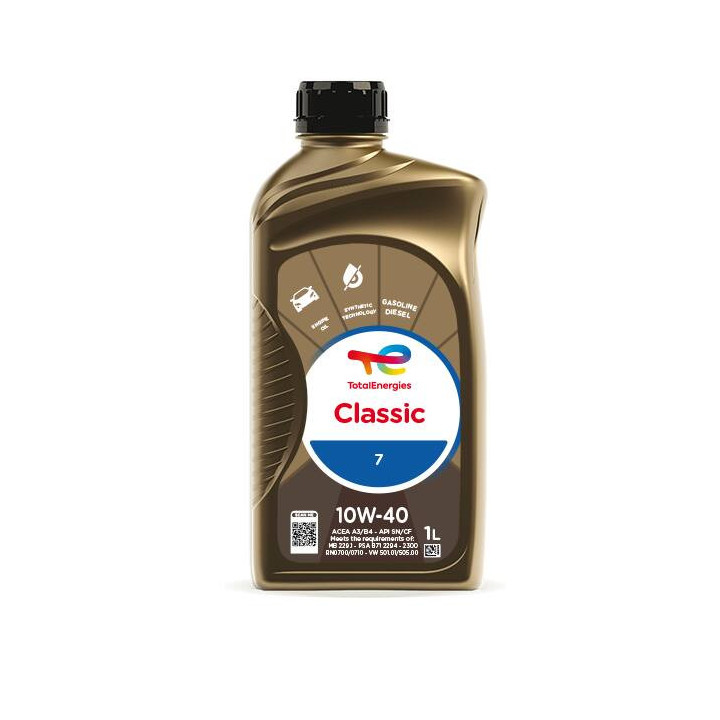 TotalEnergies CLASSIC 7 10W-40 1 L olio motore