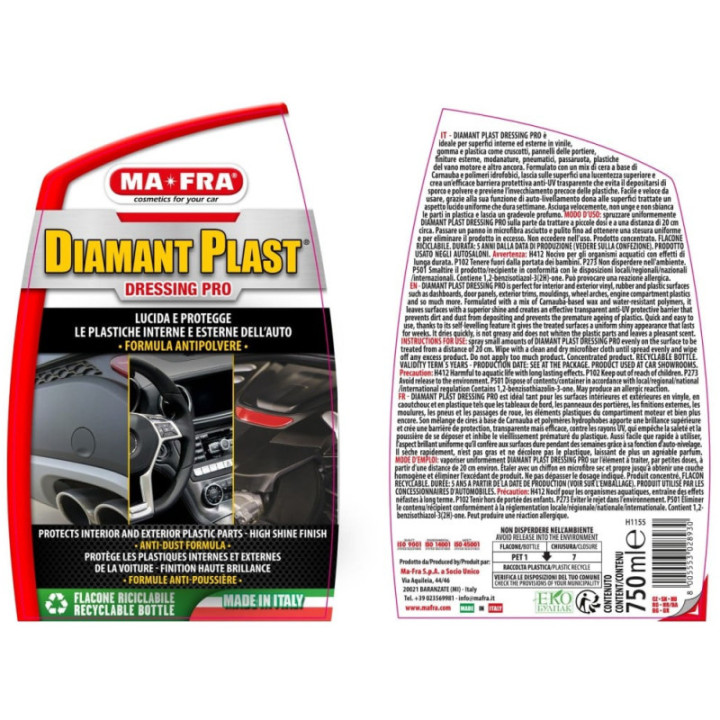 Mafra Diamant Plast Dressing Pro 750 ml rinnova plastiche