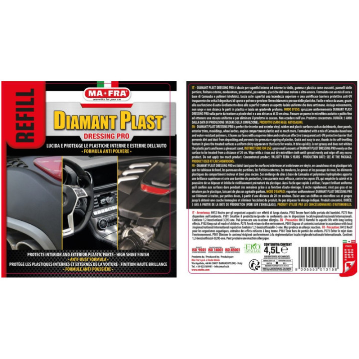 Mafra Diamant Plast Dressing Pro 4,5 L ricarica plastiche