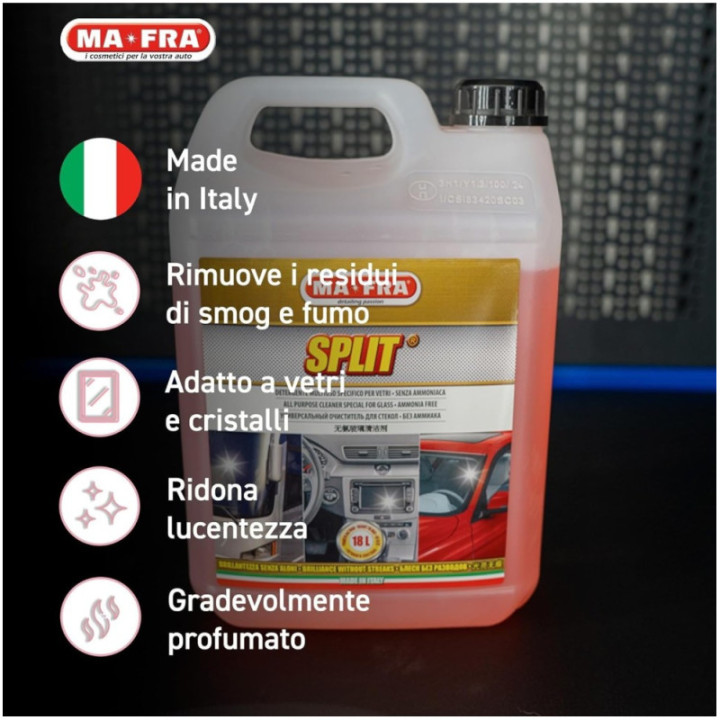 Mafra Split pulitore vetri schiumogeno senza ammoniaca 4.5 L