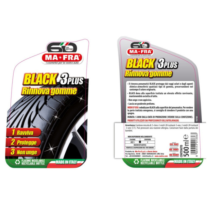 Mafra Black 3 Plus rinnova gomme 500 ml
