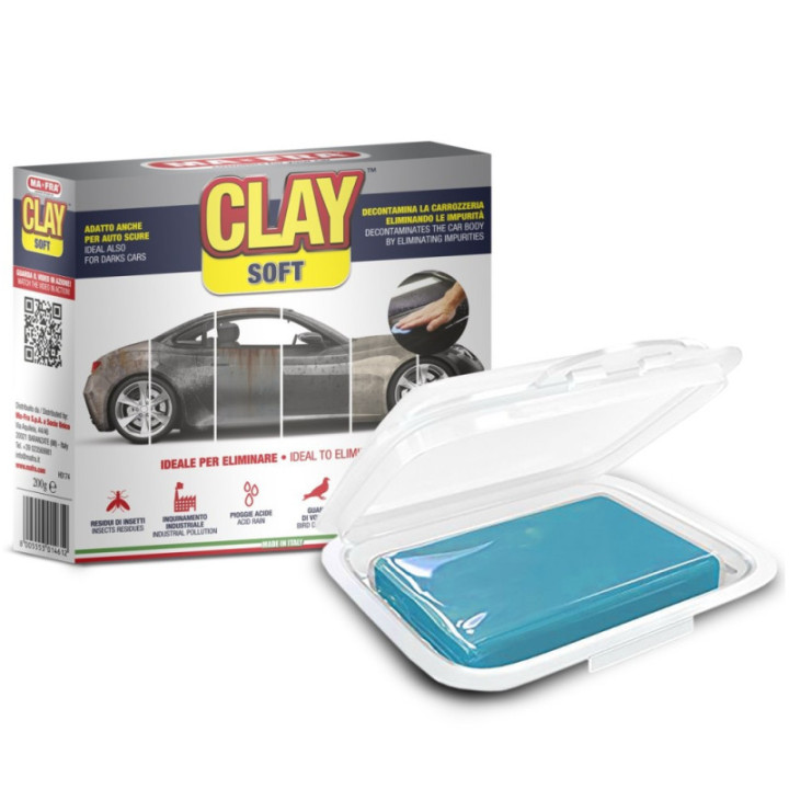 Mafra Clay Soft argilla decontaminante per auto scure 200 g
