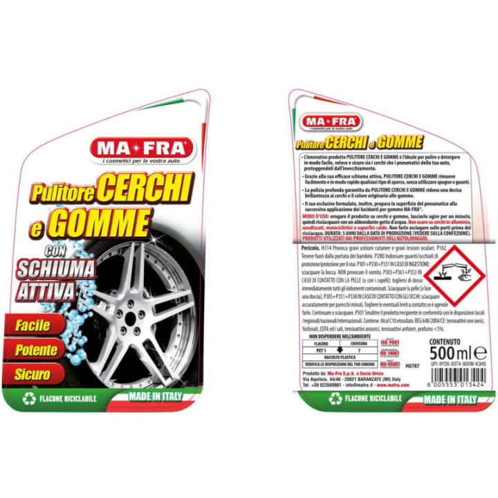 Mafra Pulitore cerchi e gomme 2 in 1 500 ml