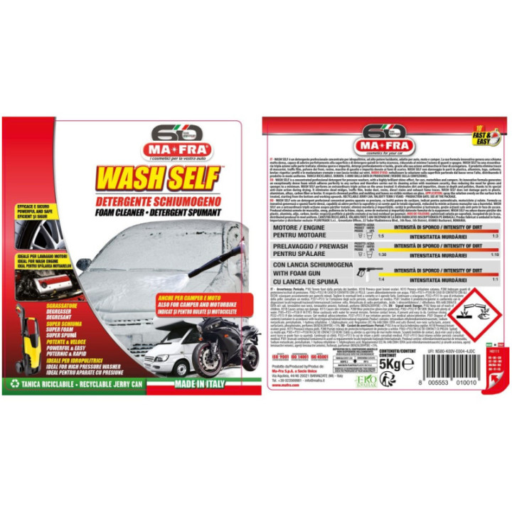 Mafra Wash Self prelavaggio schiumogeno superconcentrato 4.5 L