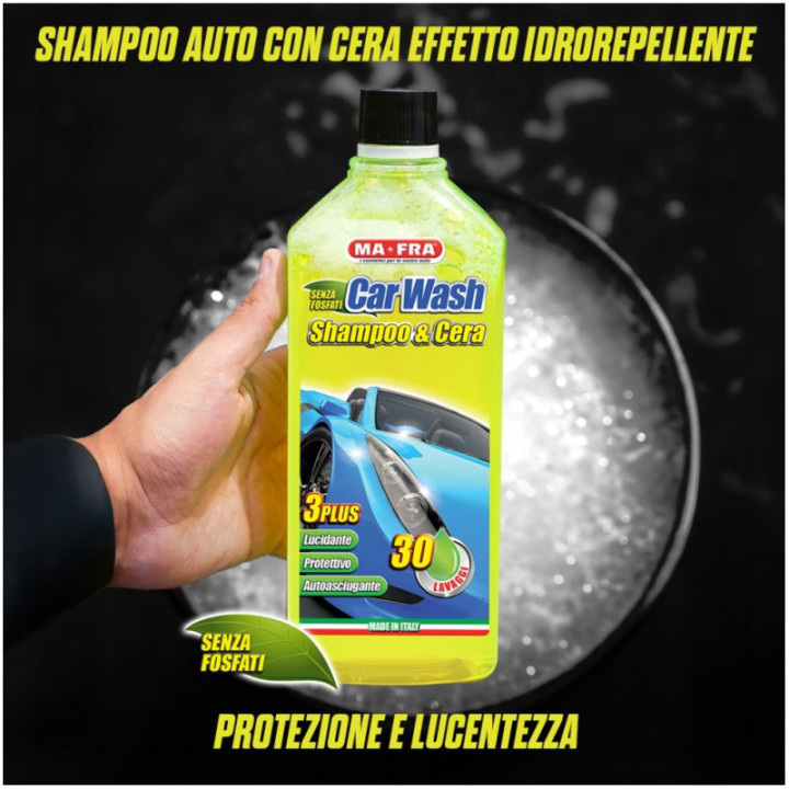 Mafra Car Wash shampoo e cera 1 L