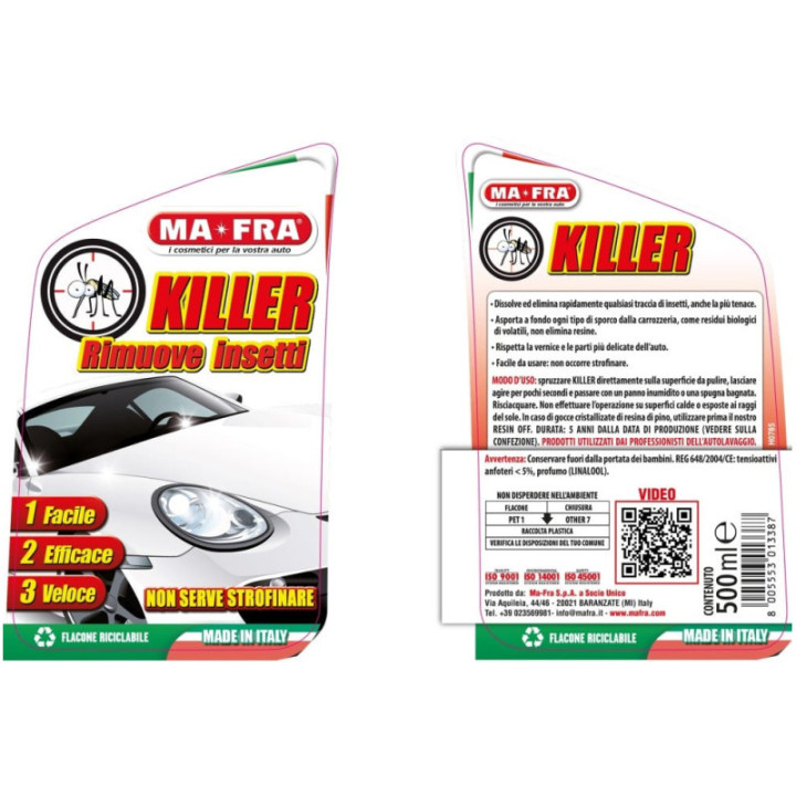 Mafra Killer rimuovi insetti spray 500 ml
