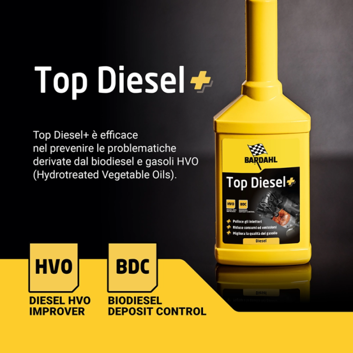 Bardahl Top Diesel+ 250 ml additivo pulizia iniettori diesel