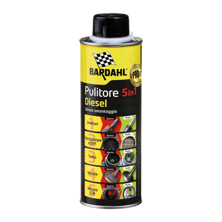 Bardahl Pulitore 5 in 1 Diesel additivo pulizia impianto